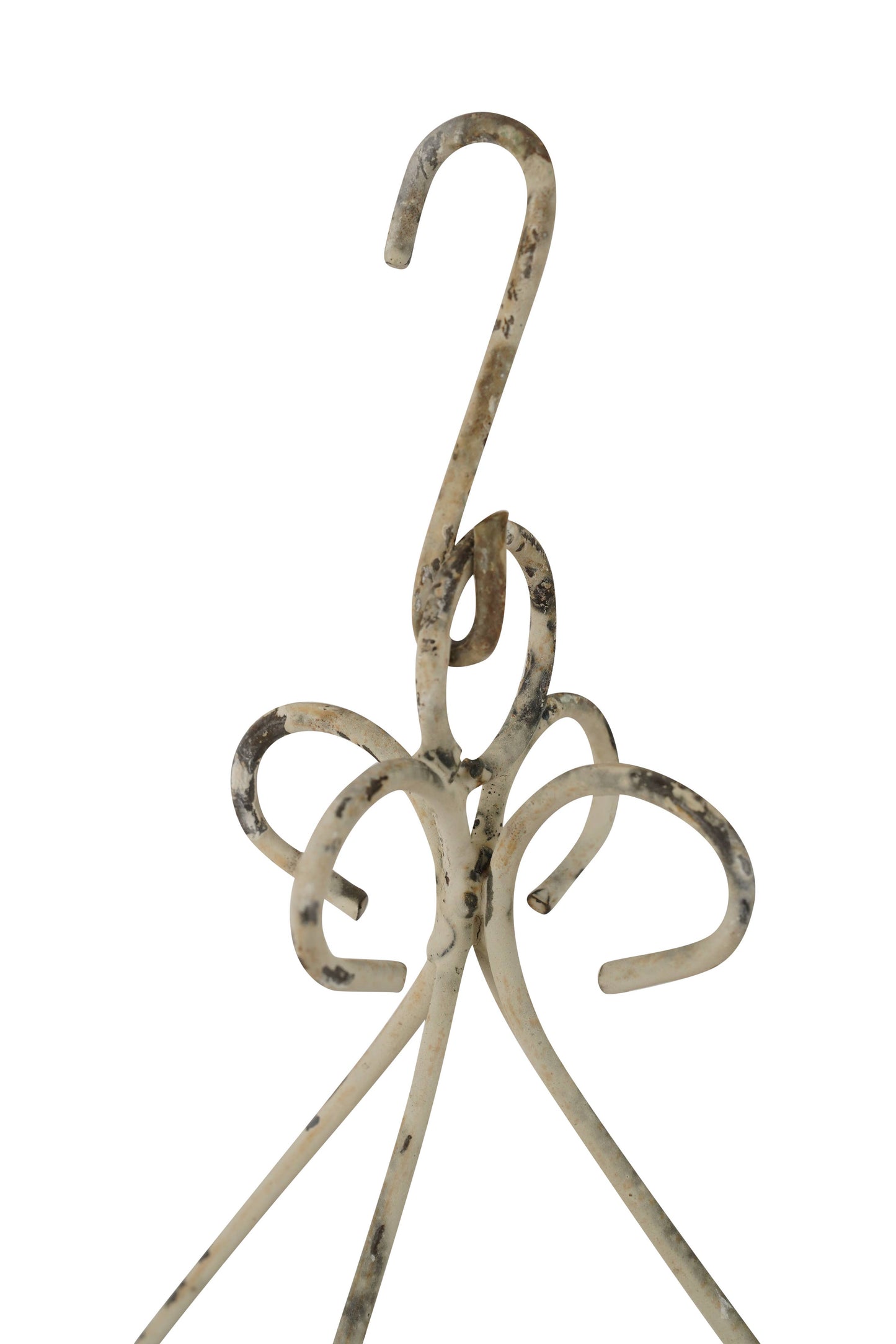 Delmar Iron Hanging Planter Garden Basket-8x17-Two Colors: White