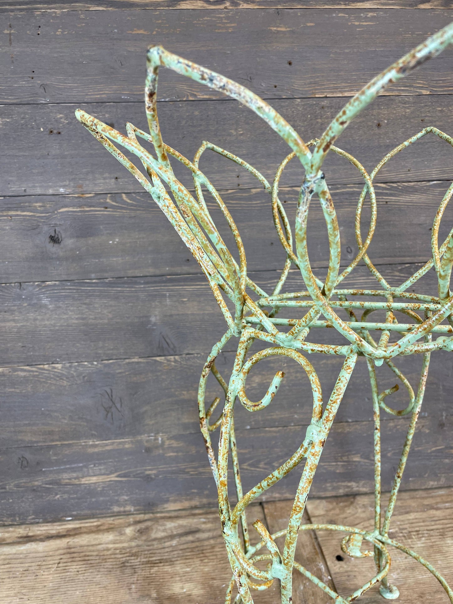 Monroe Farmhouse Metal Planter Basket-WH-10x23H inch-Monroe