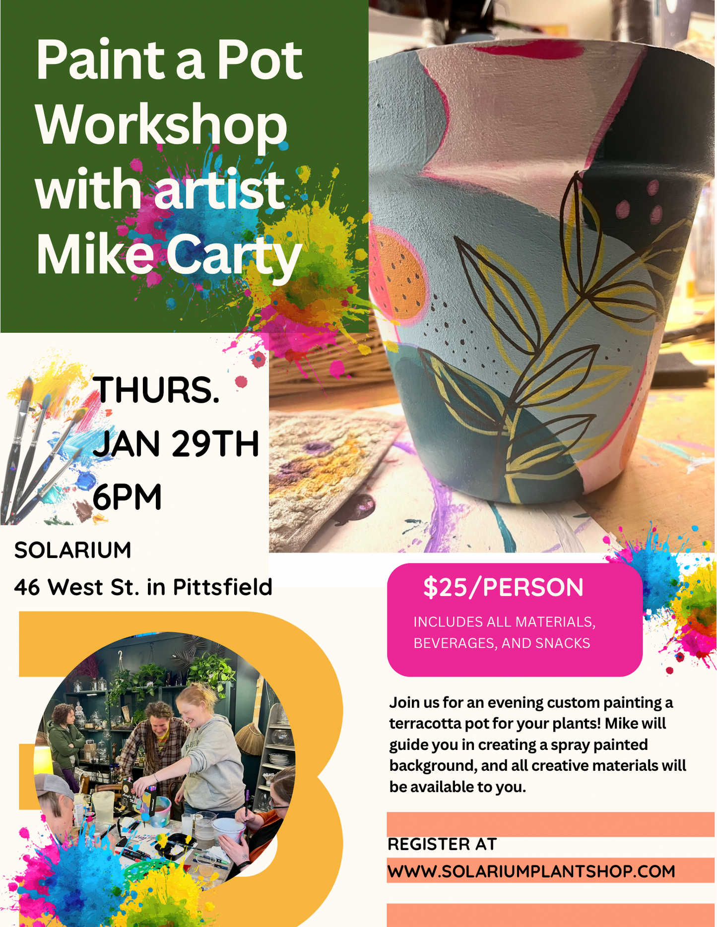 Paint a Pot workshop