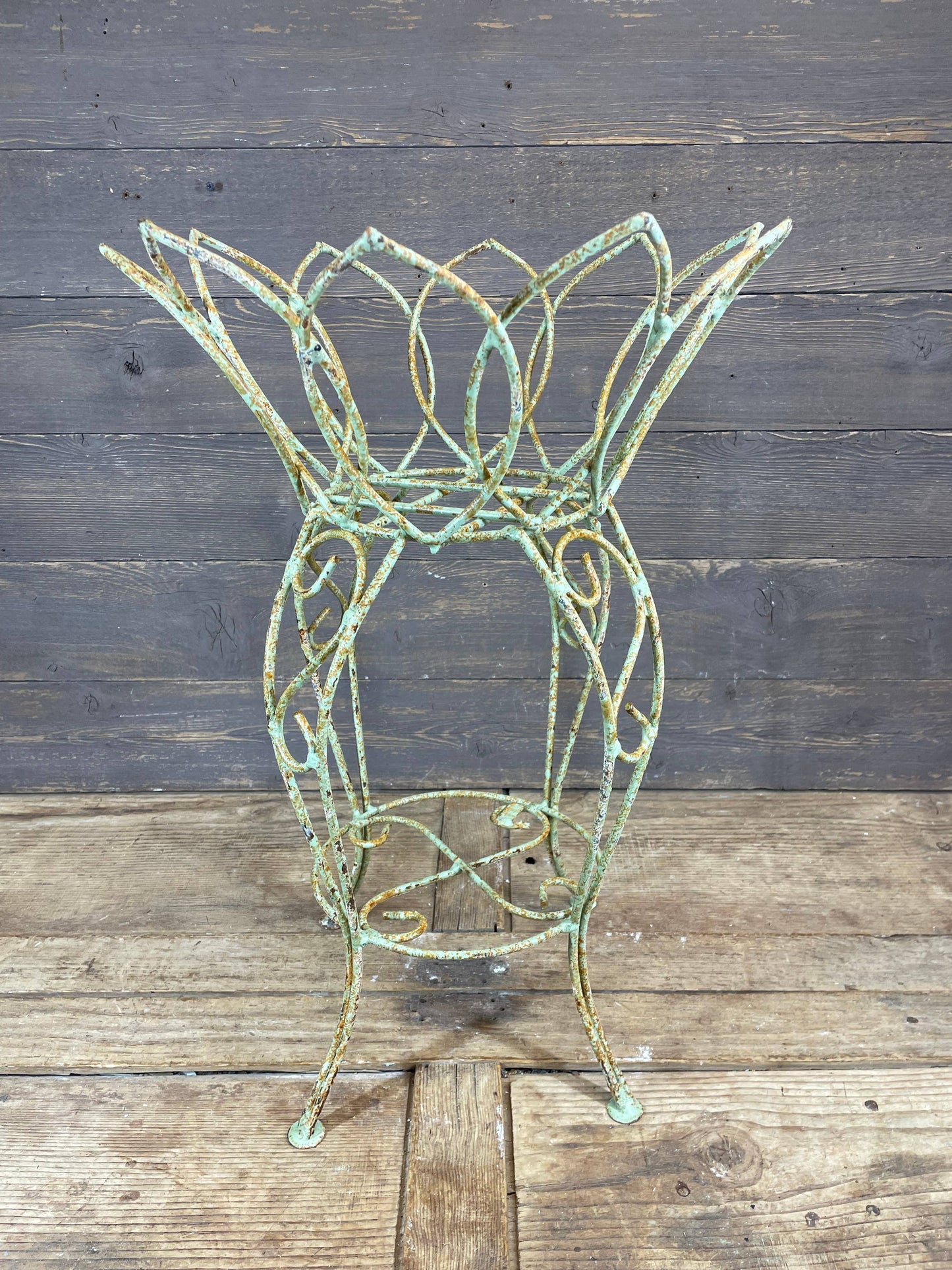 Monroe Farmhouse Metal Planter Basket-WH-10x23H inch-Monroe