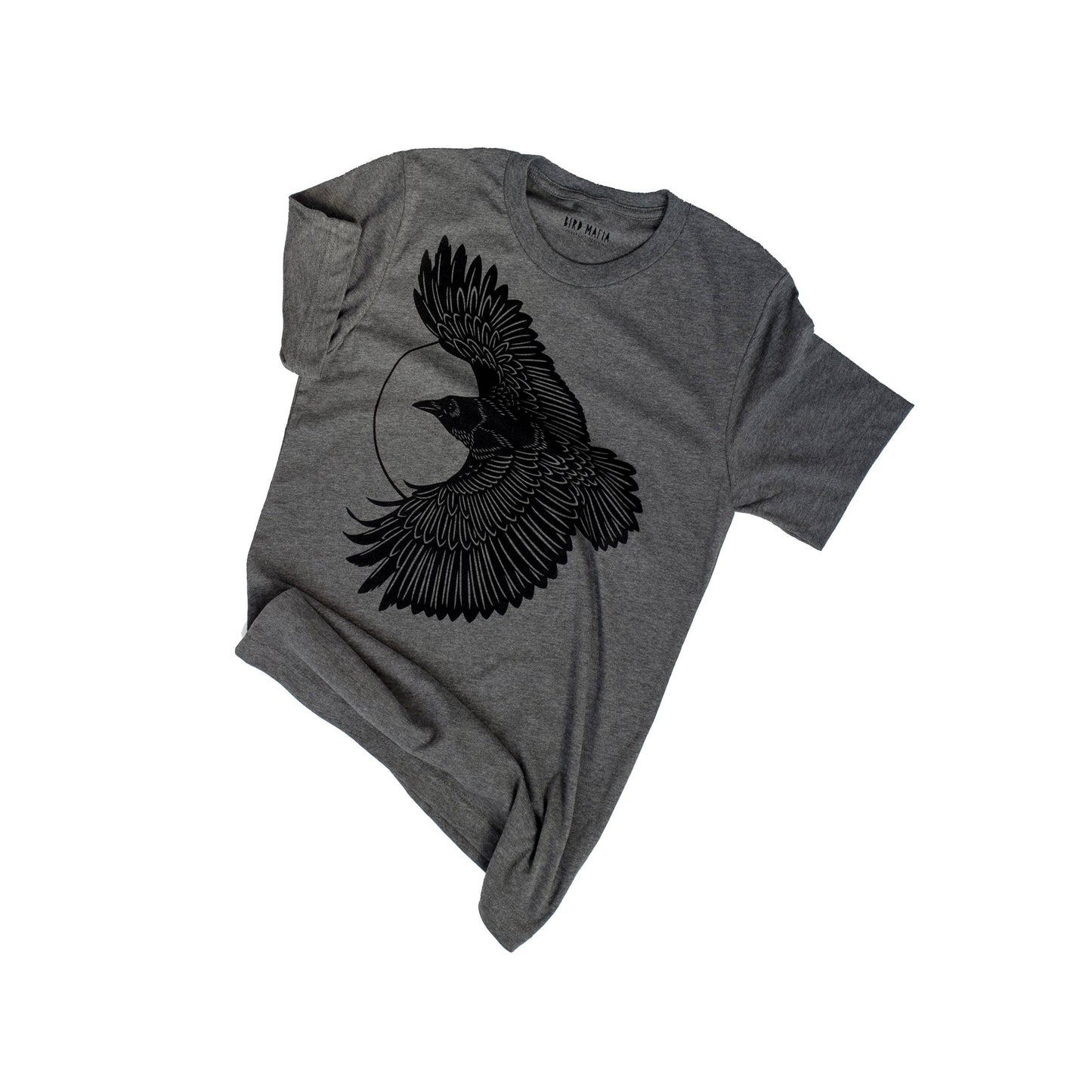 Crow t-shirt: Dusty blue / Large