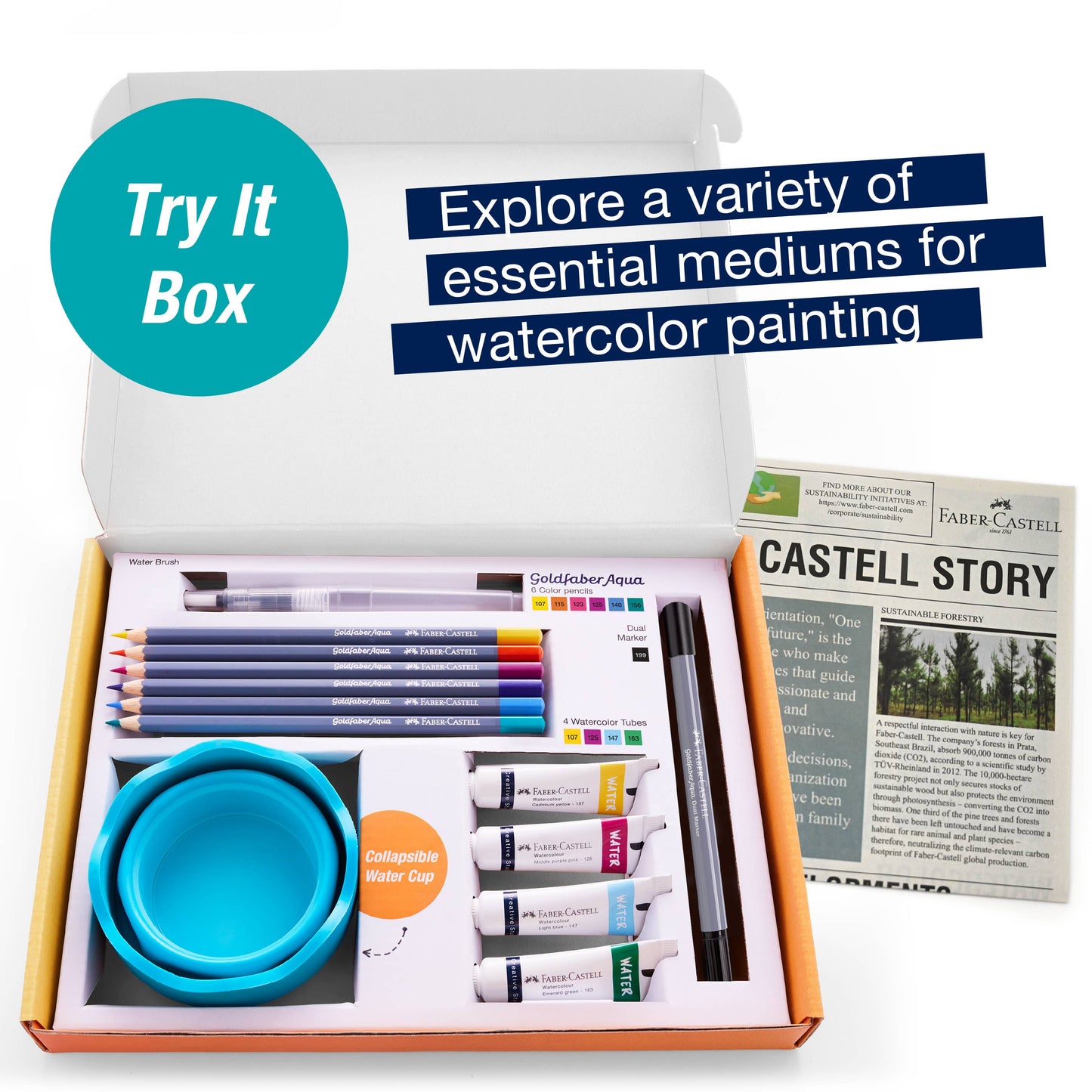 Creative Studio Try It Box Artist Wet Mediums Assortment