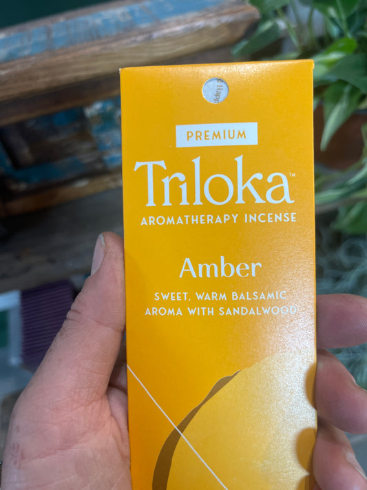 Triloka incense- Amber