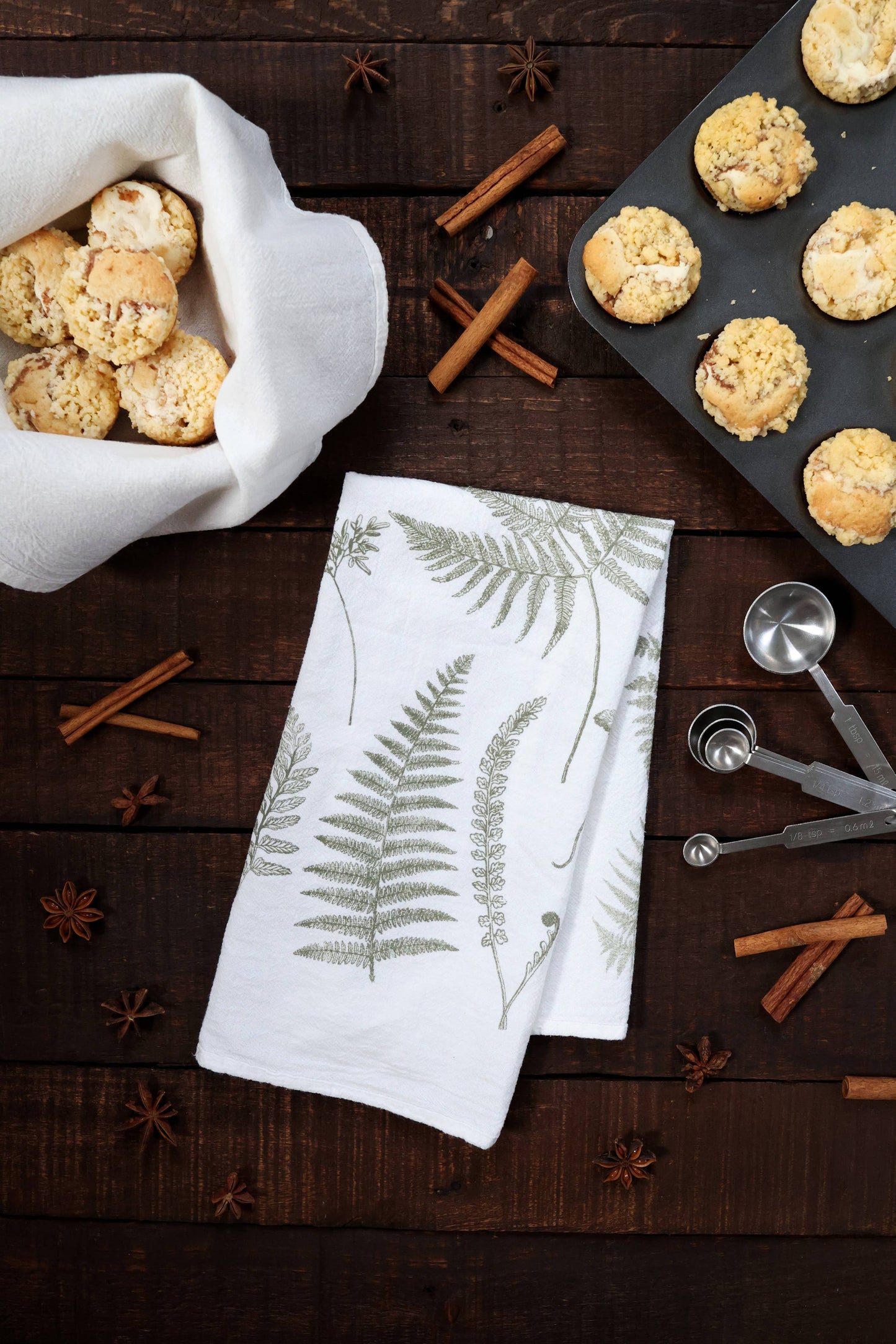 Fern Fronds Tea Towel