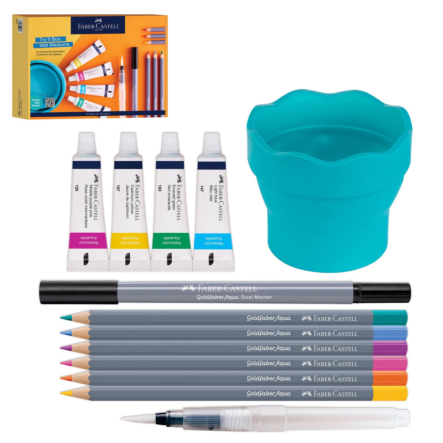 Creative Studio Try It Box Artist Wet Mediums Assortment