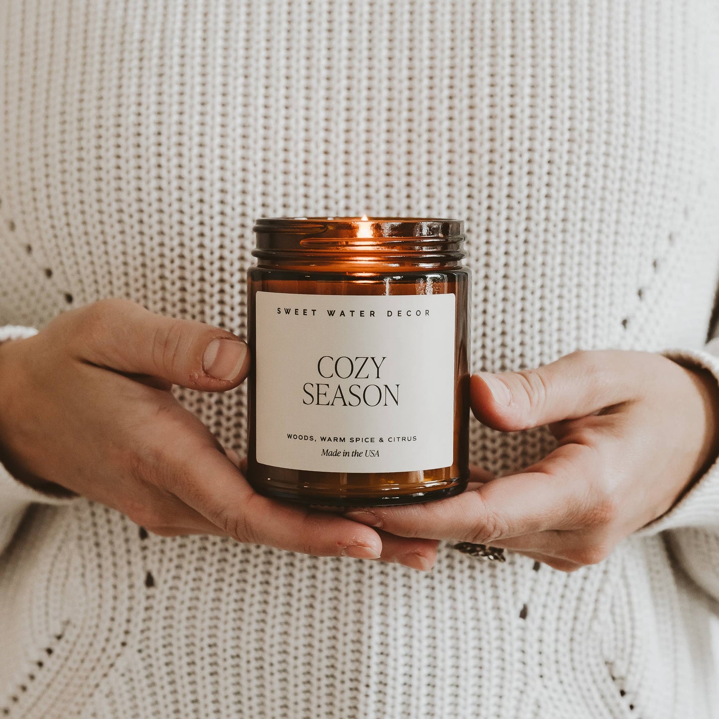 Cozy Season 9 oz Soy Candle - Fall Home Decor & Gifts