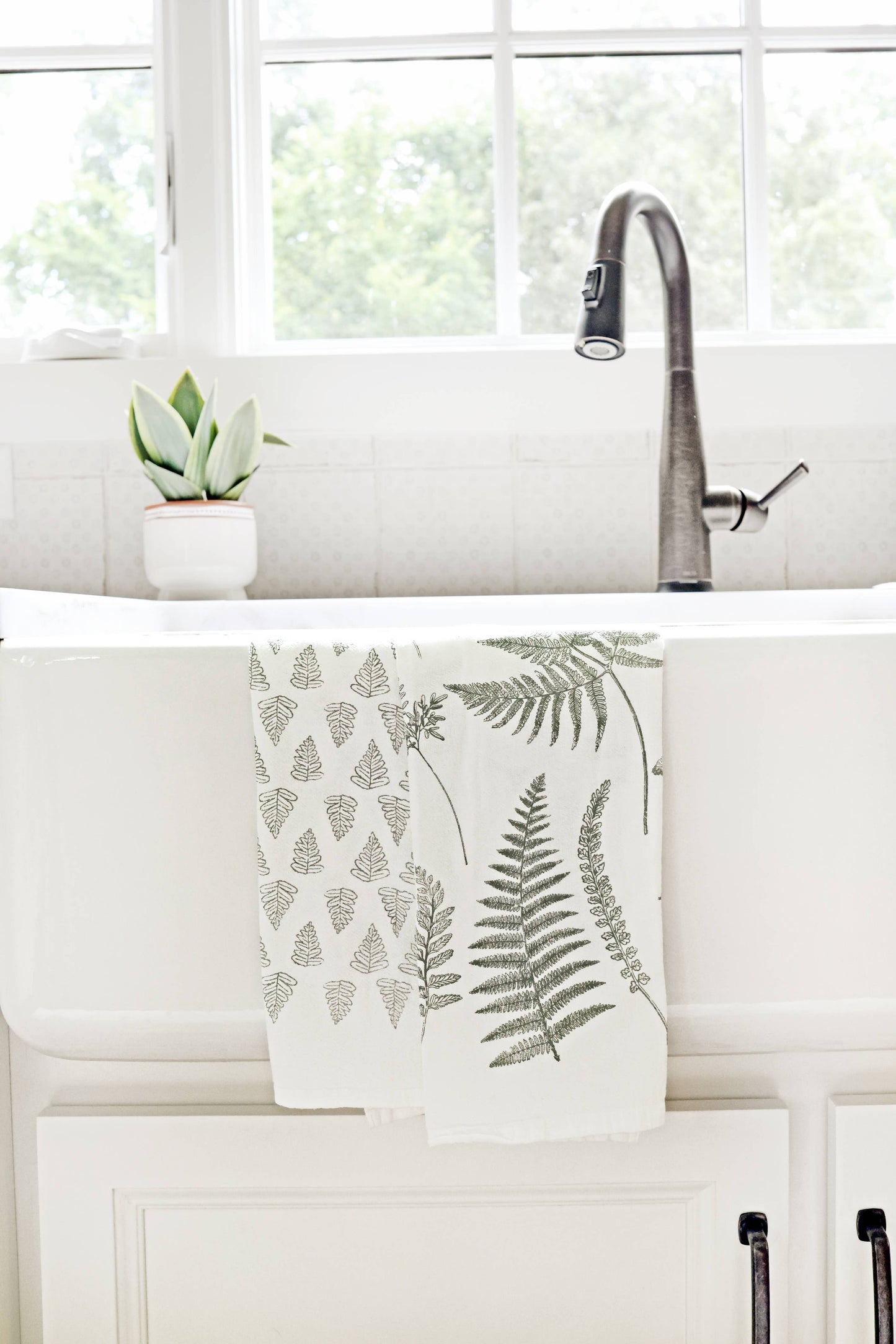 Fern Fronds Tea Towel