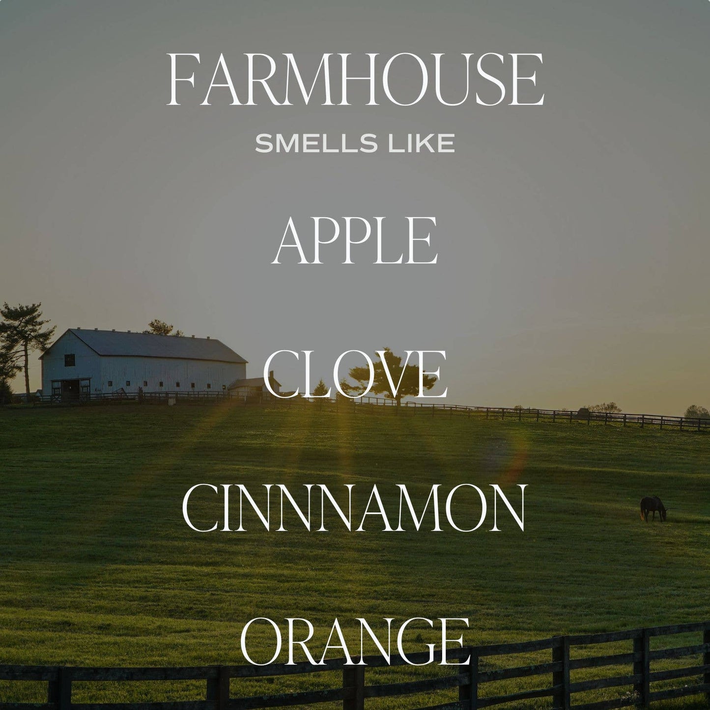 Farmhouse 9 oz Soy Candle - Fall Home Decor & Gifts