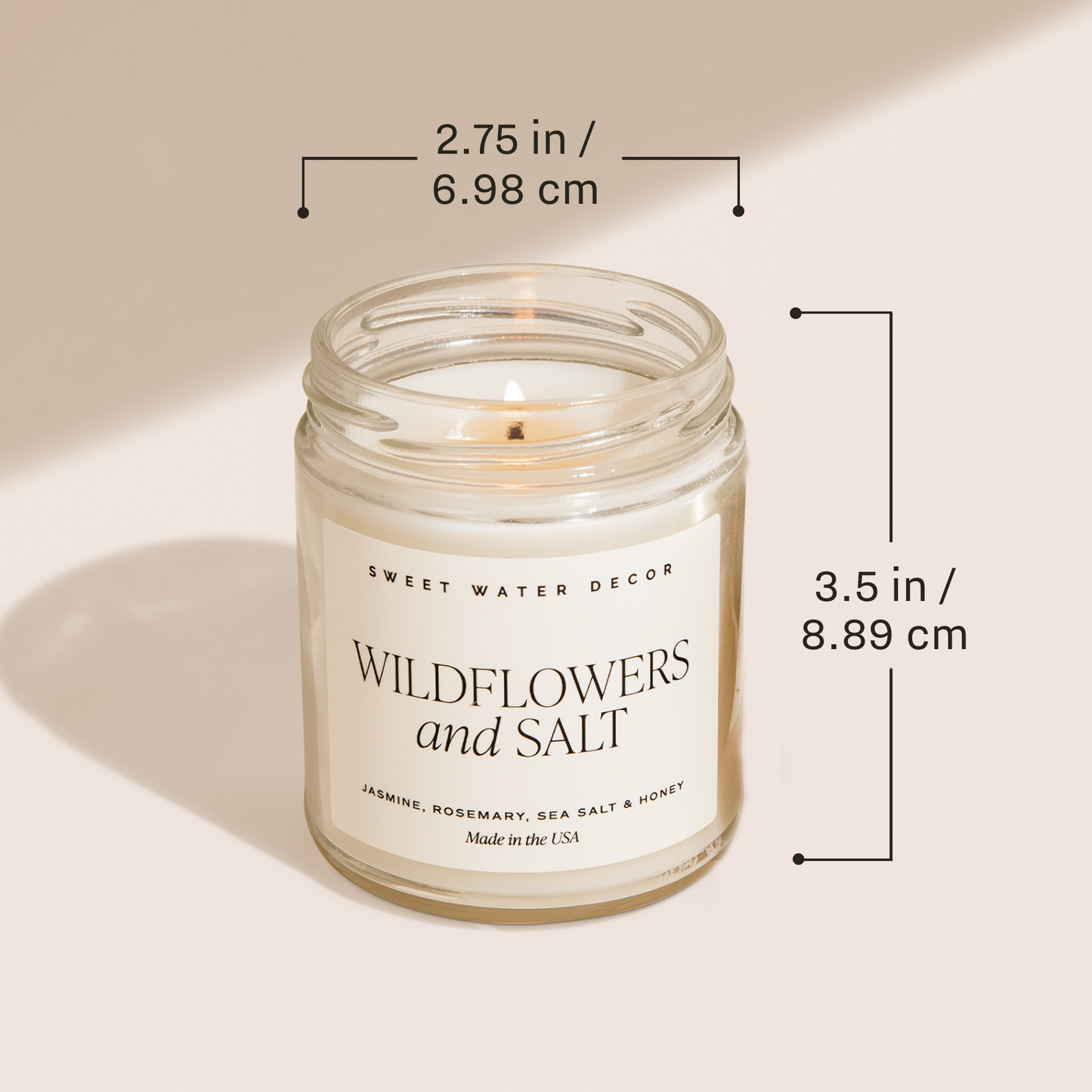 Wildflowers and Salt 9 oz Soy Candle - Home Decor & Gifts