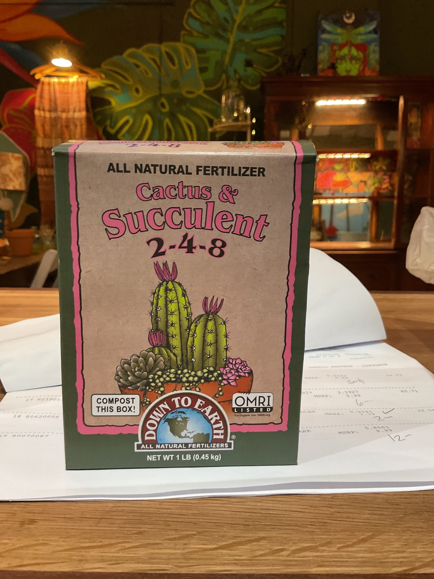 Down to Earth Cactus and succulent fertilizer