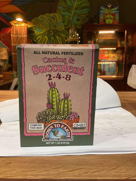 Down to Earth Cactus and succulent fertilizer