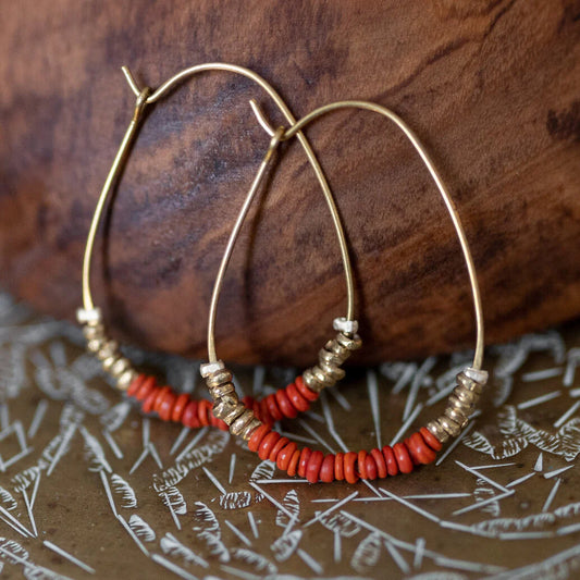 Wild Roots Creative Bryce Canyon earrings- earthy orange