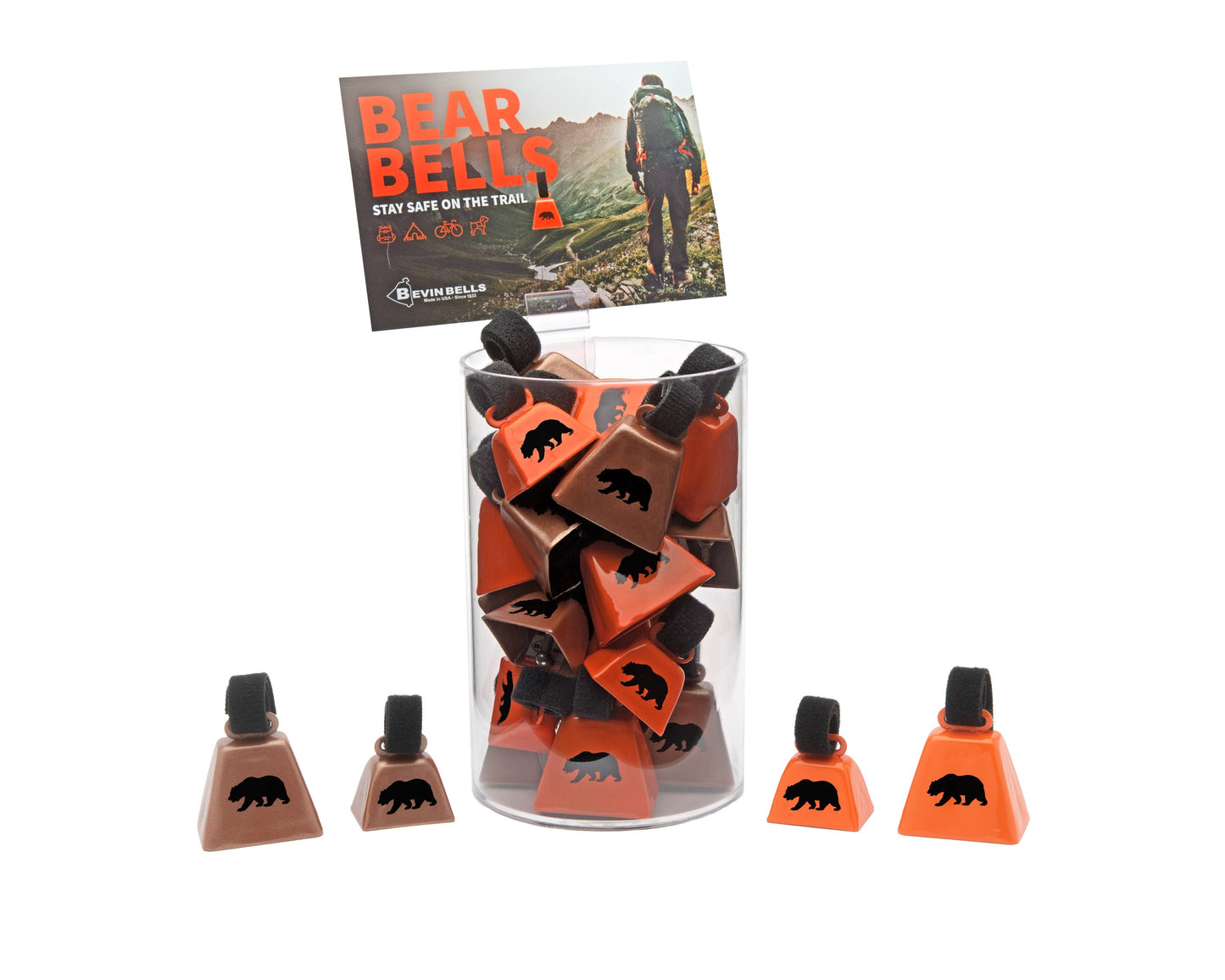 Bear Bells- Small Individual/Refill Bells: Metallic Copper