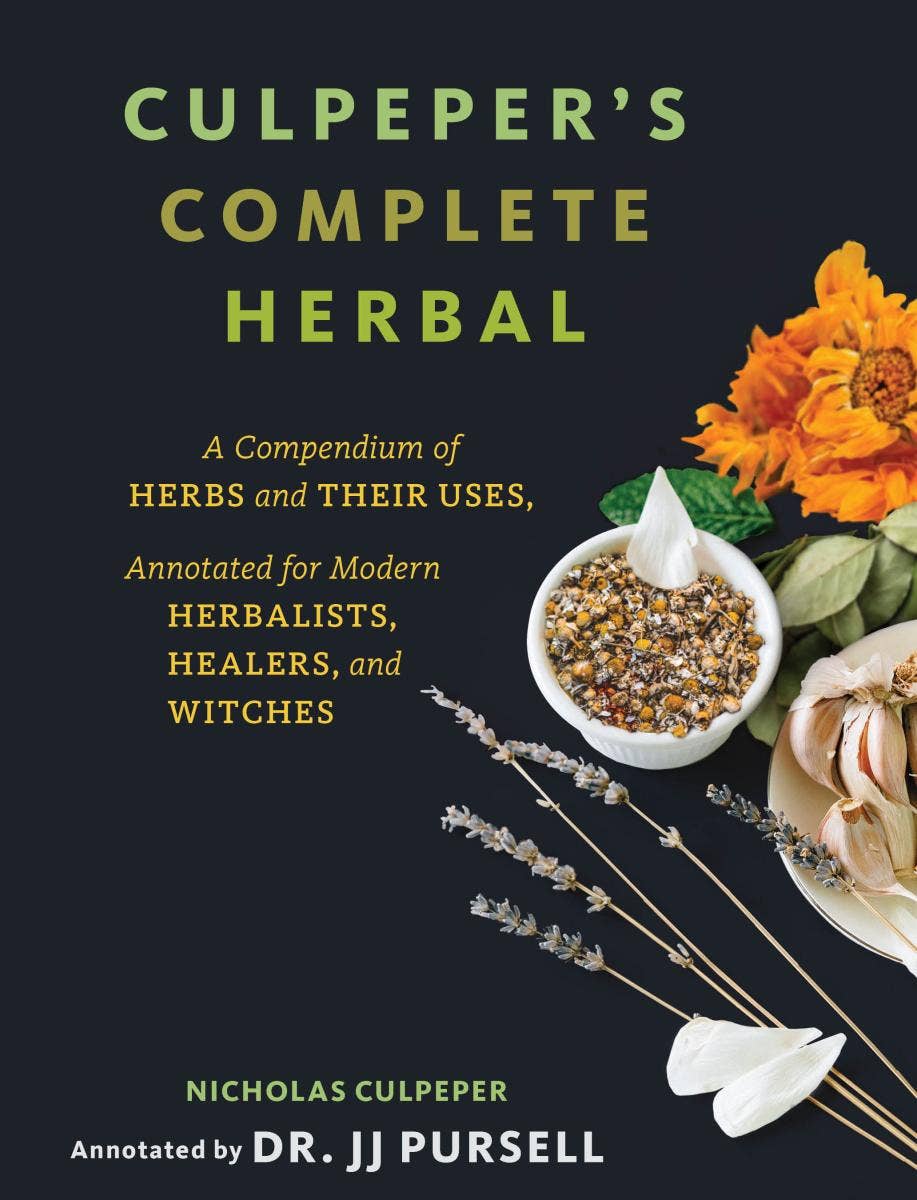 Culpeper's Complete Herbal: Herbalists, Healers, & Witches: Black Cover