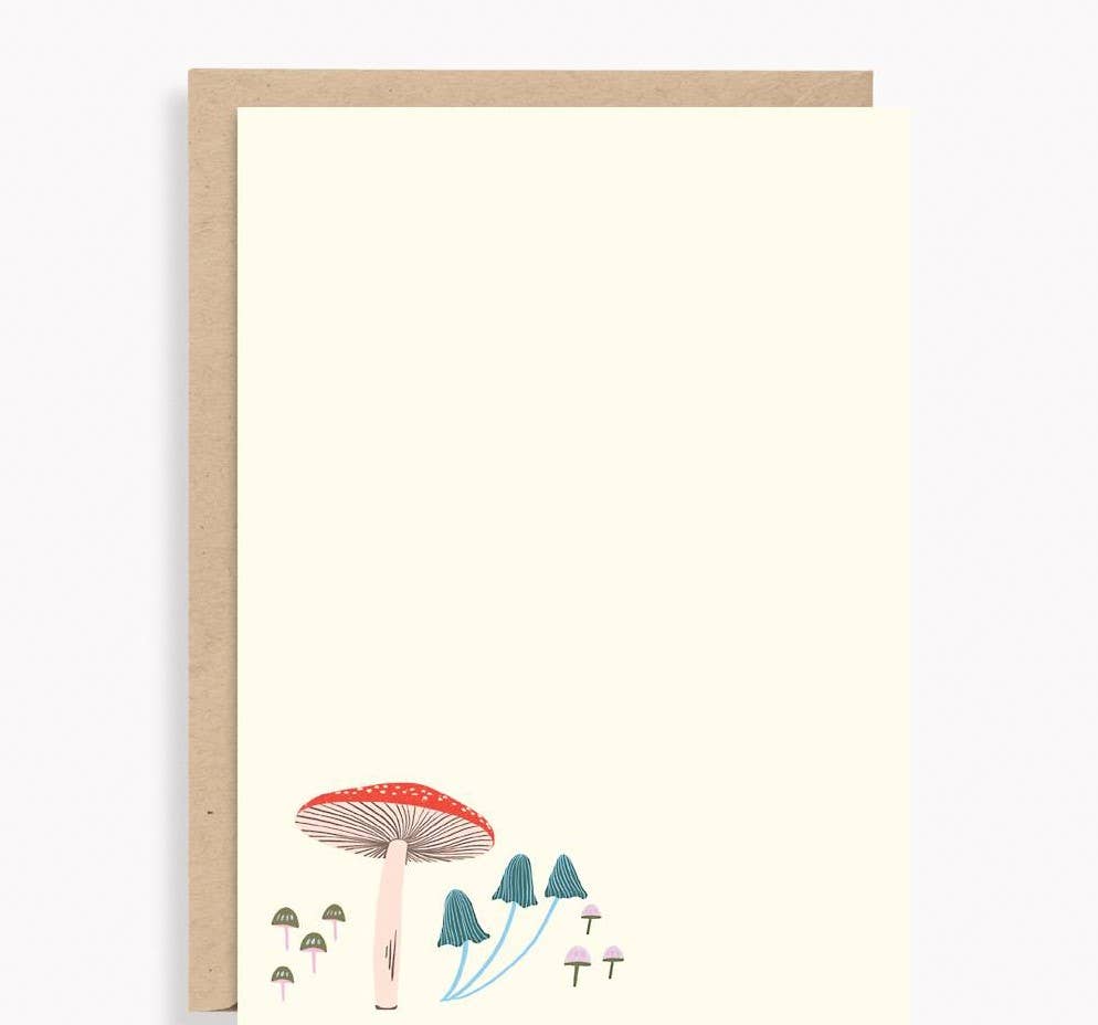 Soft Mushroom Stationery Set