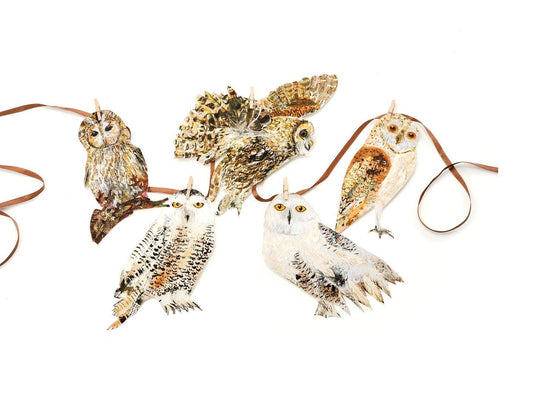 Fine art paper Owl Garland