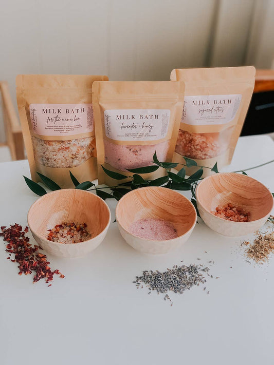 Soaking Salts | Bath & Shower Salts: 1.5 Ounce Tube / Sleepy Bee with Lavender oil