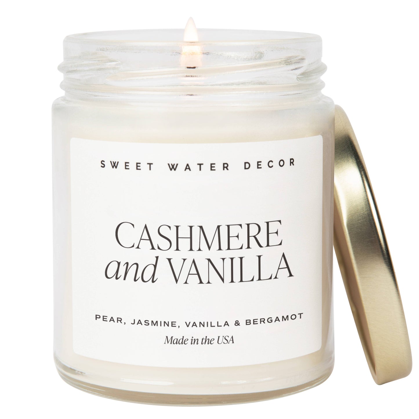 Cashmere and Vanilla 9 oz Soy Candle - Home Decor & Gifts