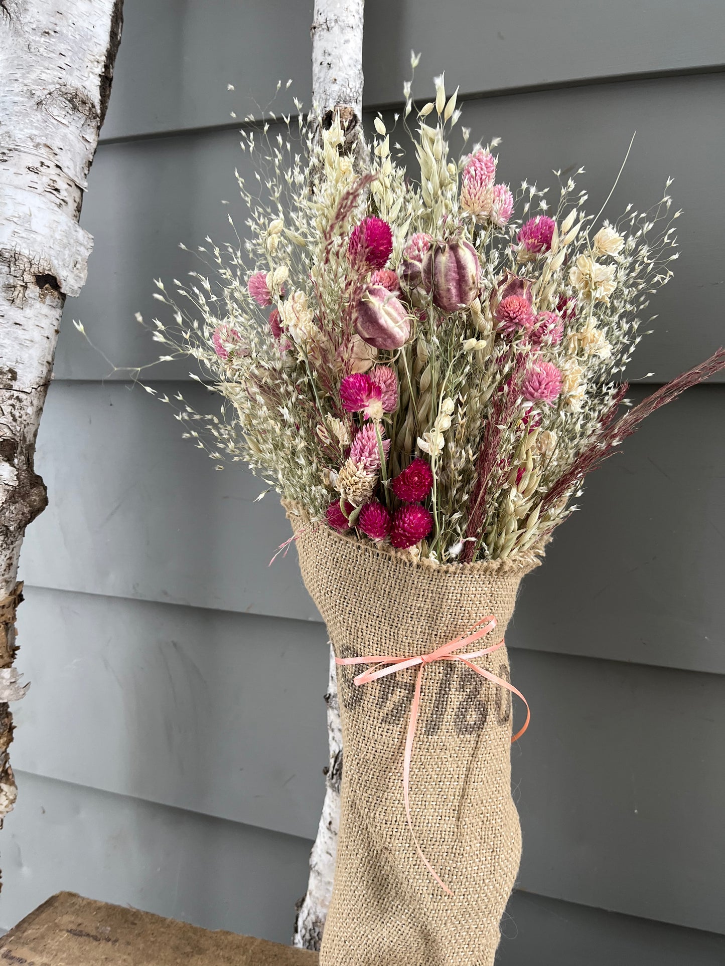 Love in a Mist bouquet